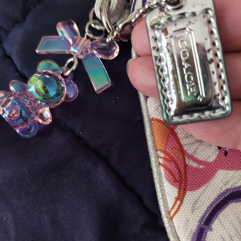 Coach Poppy Colorful Wristlet - Picture 4 of 4